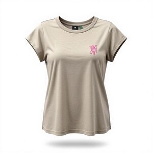 G-Star‎ Light Olive Tee with Pink Logo